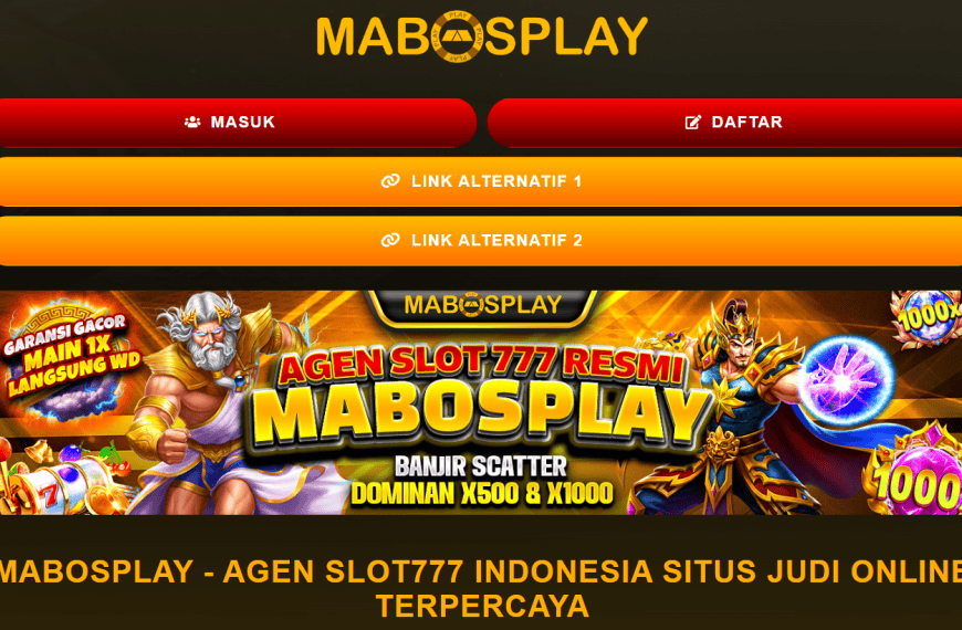 Cara Login Mabosplay Tanpa Kendala Teknis bagi Pemula